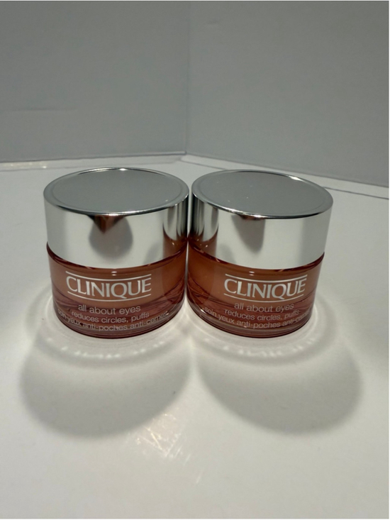Clinique Other - 2XClinique All About Eyes Reduce Circles Puffs EyeCream 0.5oz/15 ml New w/o box
